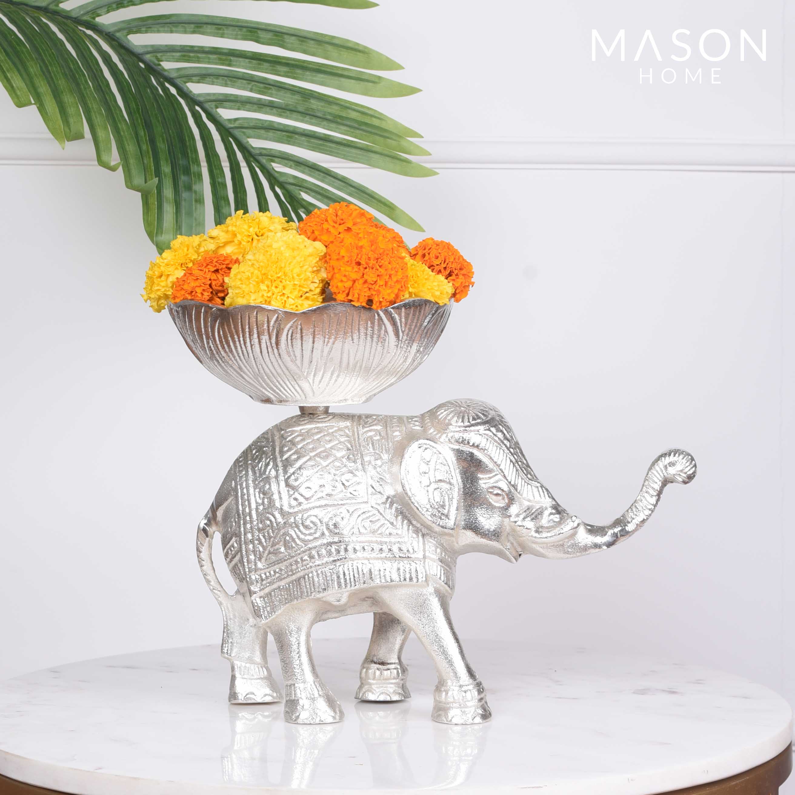 Elephant Silver Urli