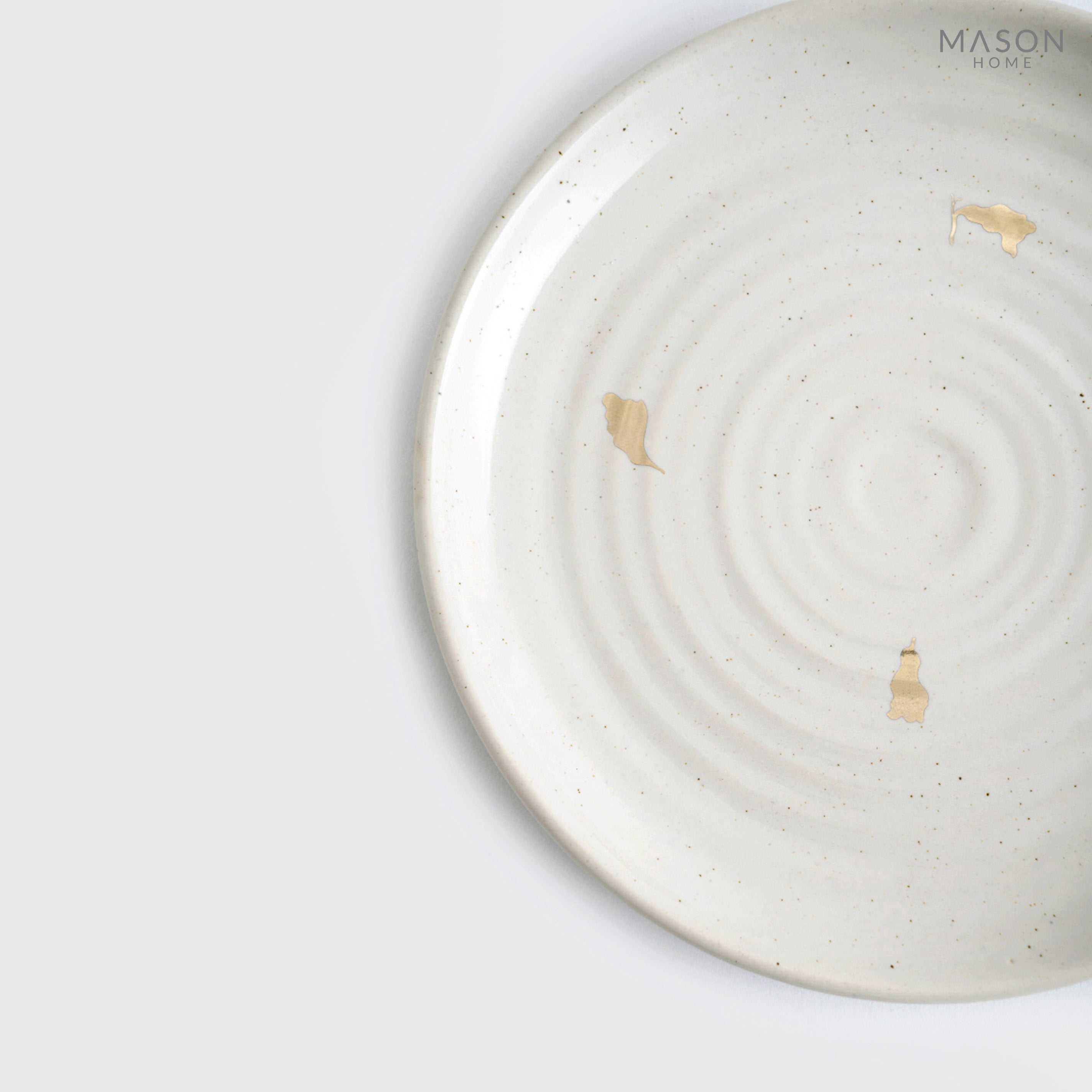 The Ganga Quarter Plate (Ivory)