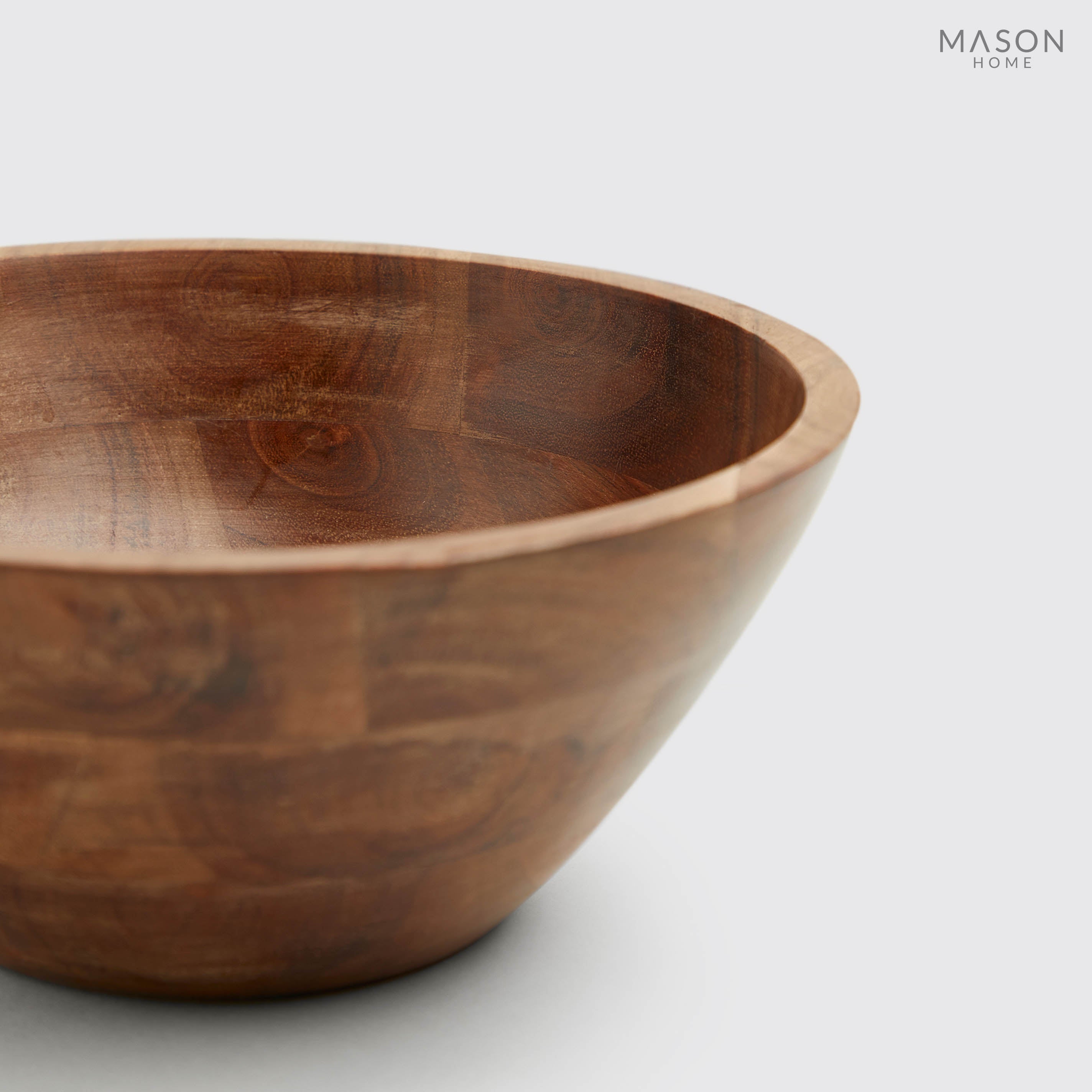 Basic Wooden 8" Bowl Natural