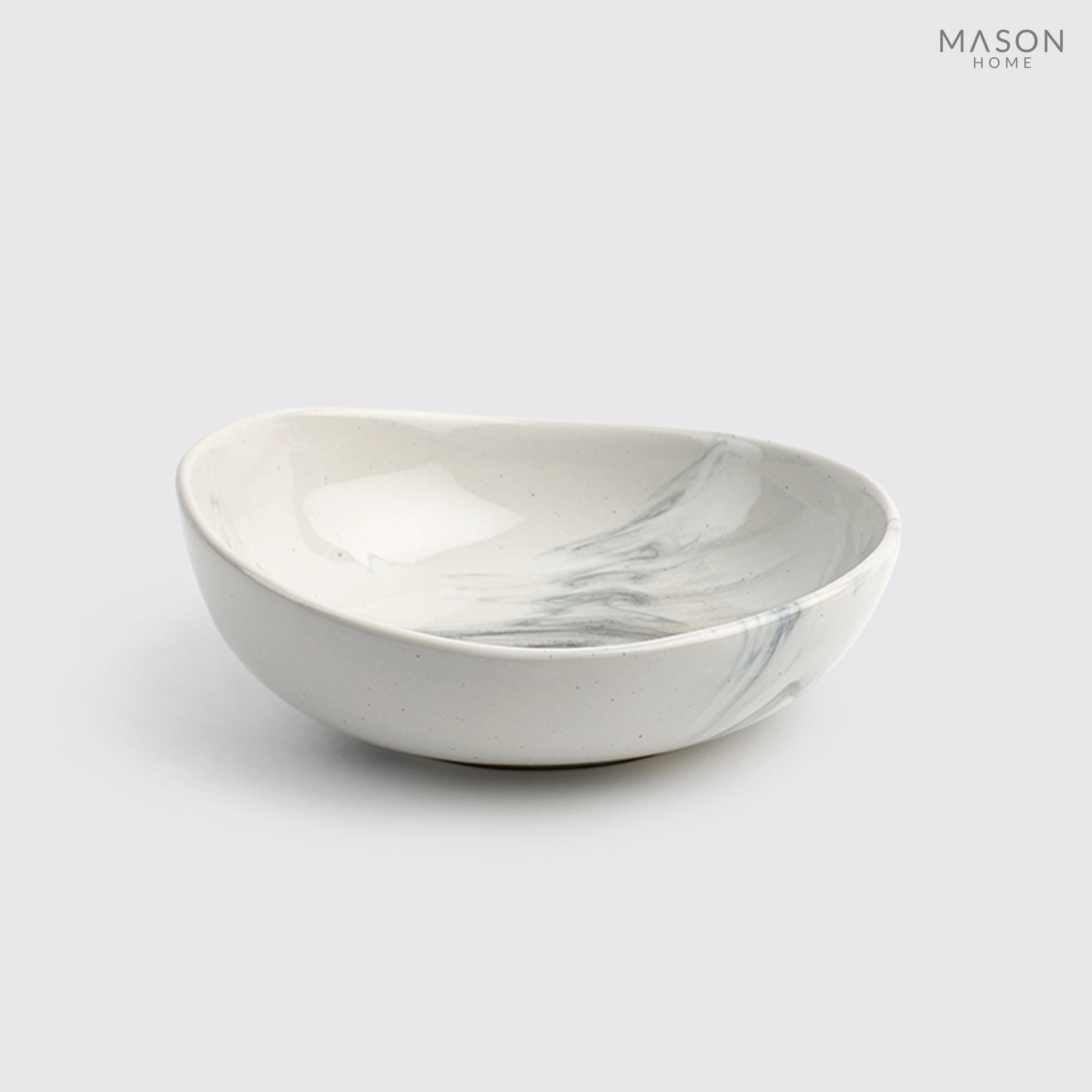 The Confluence Serving Bowl (Monsoon Grey)