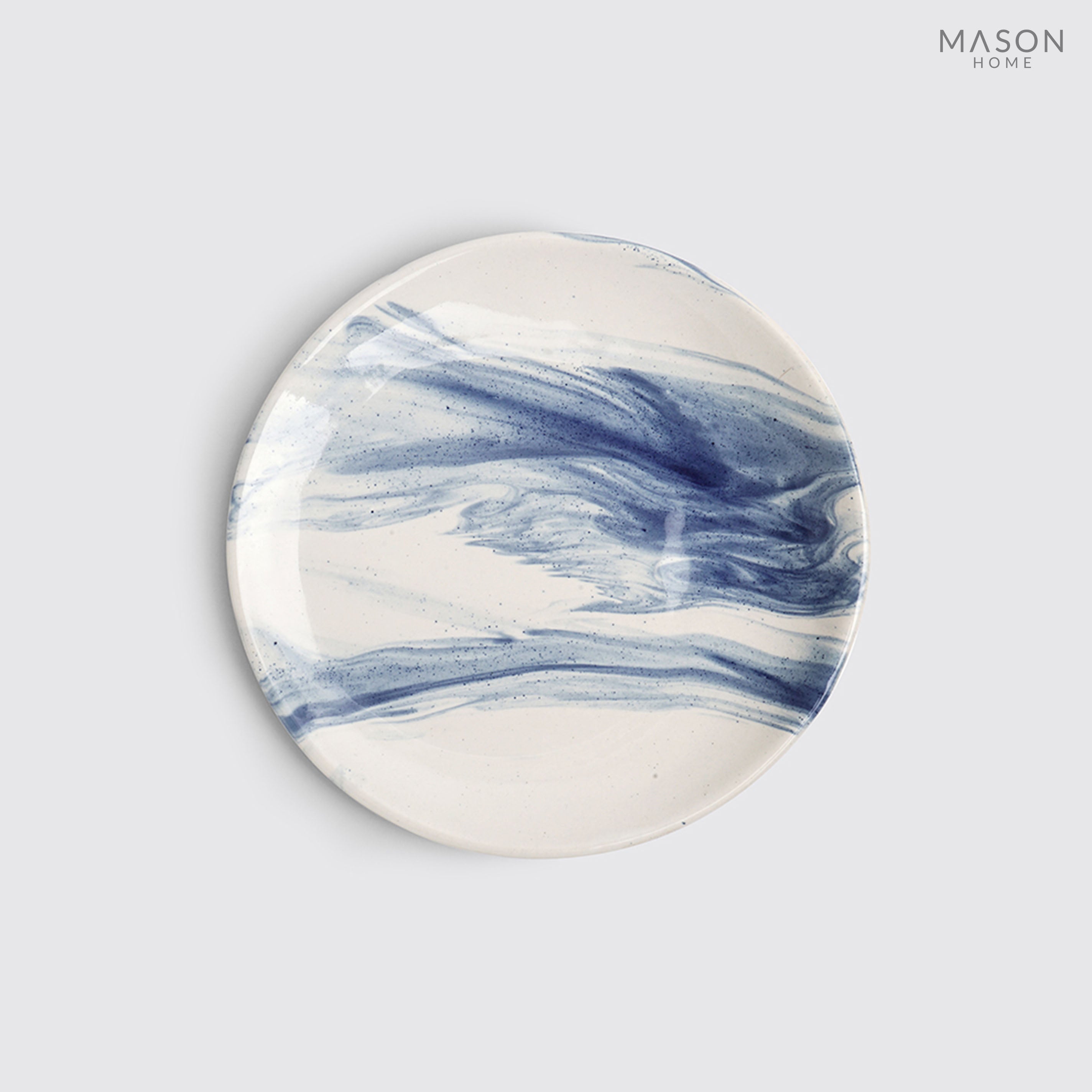 The Confluence Quarter Plate (Indigo)