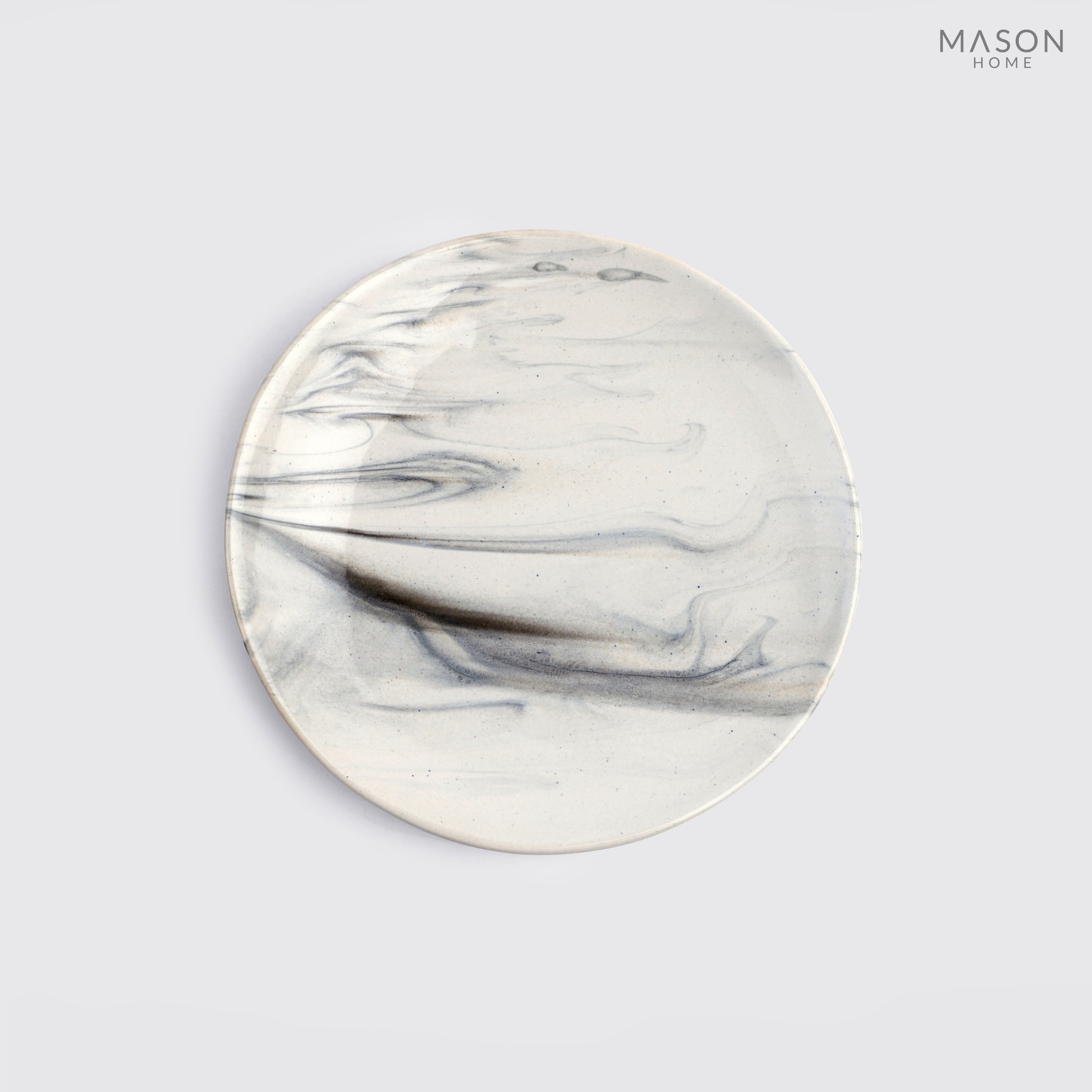 The Confluence Quarter Plate (Monsoon Grey)