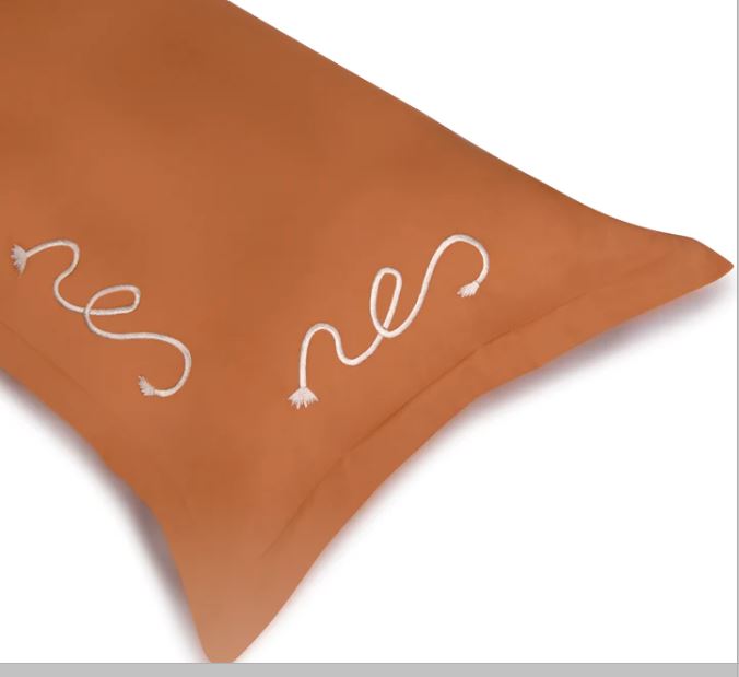 Twisted Rope - Copper Gold Bedsheet Set