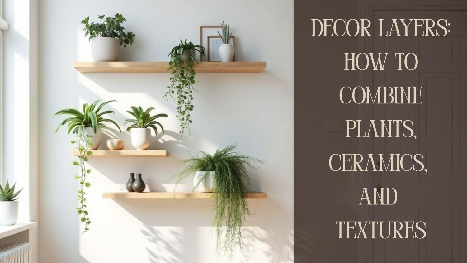 Decor Layers: How to Combine Plants, Ceramics, and Textures