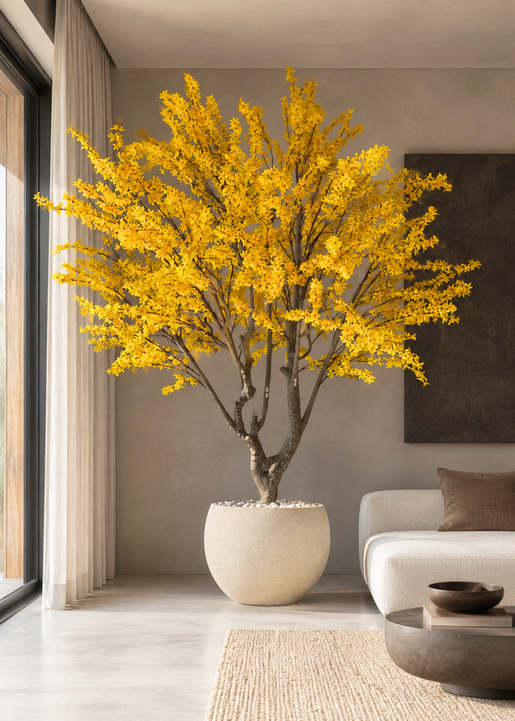 Artificial Spring Jasmine Plant- 8 Feet