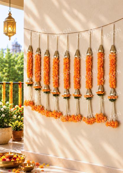 Festive Blush Royale Ladi Yellow - Set of 10