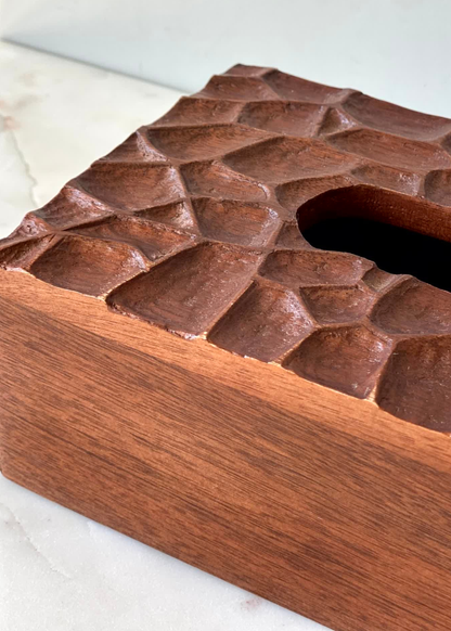 Terrain Wooden Tissue Box