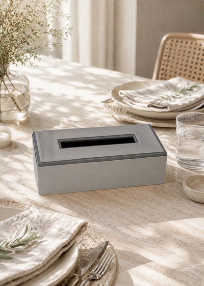 Naples Grey Tissue Box
