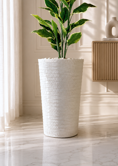 Edena Planters - White