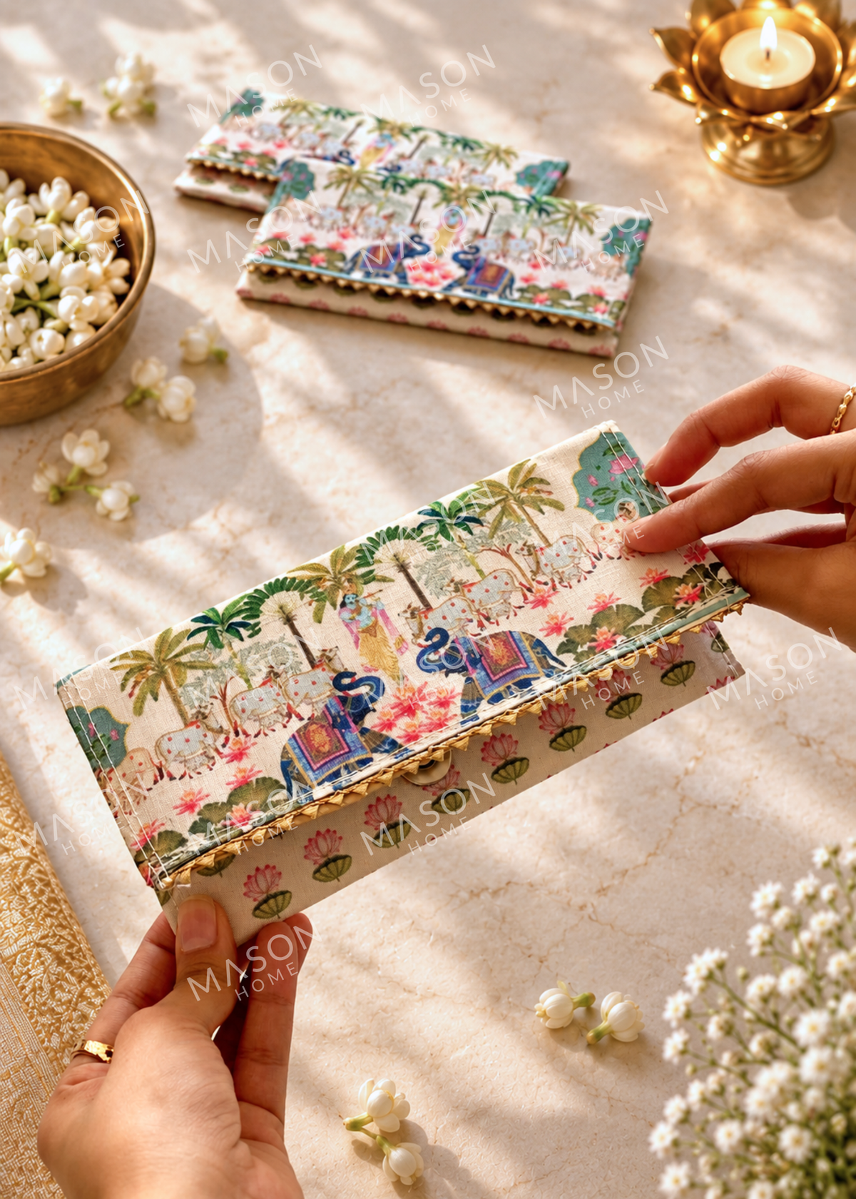 Festive Raktika Envelope - Set of 5