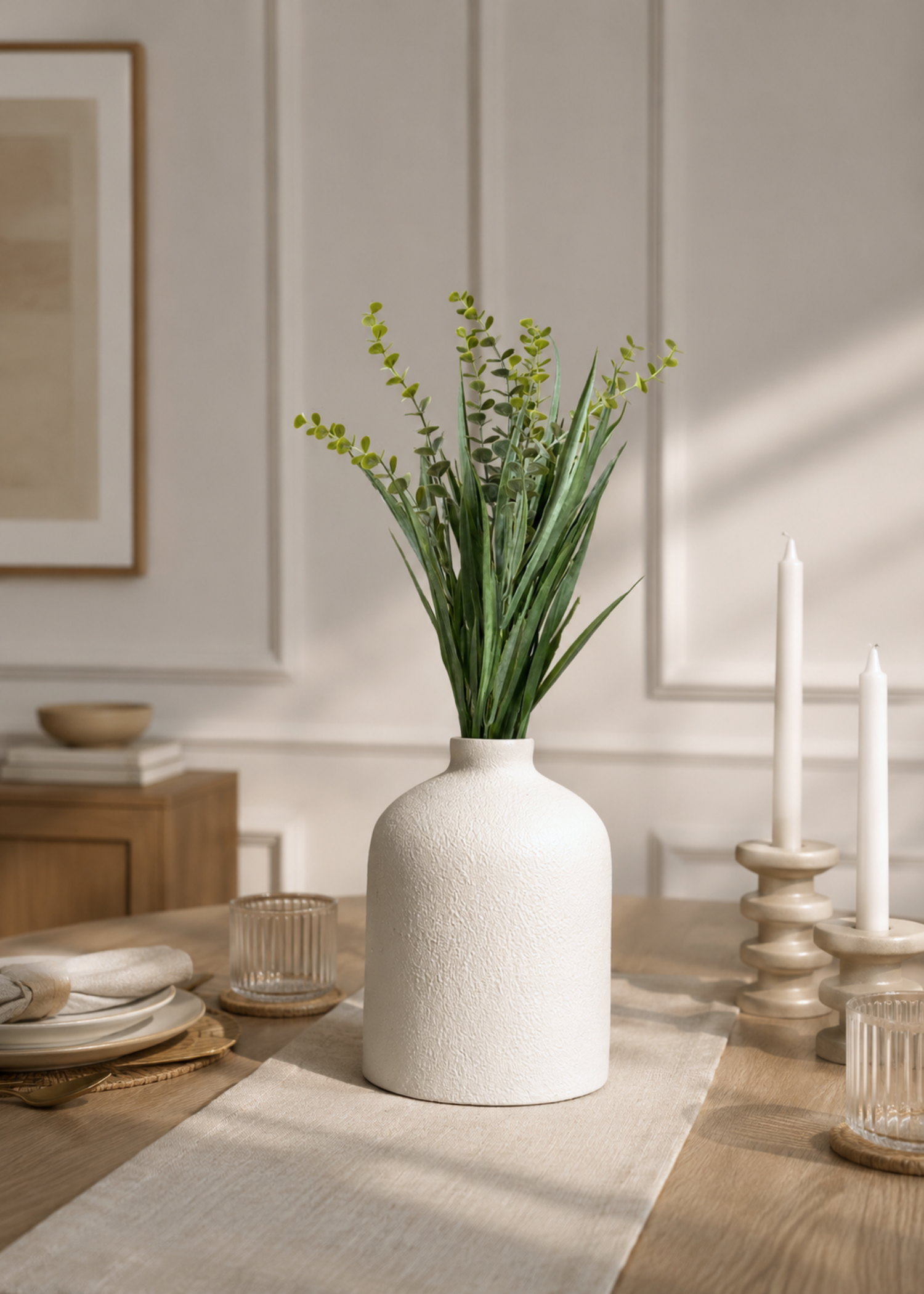 Artificial Grass Bush Bunch - Set of 3