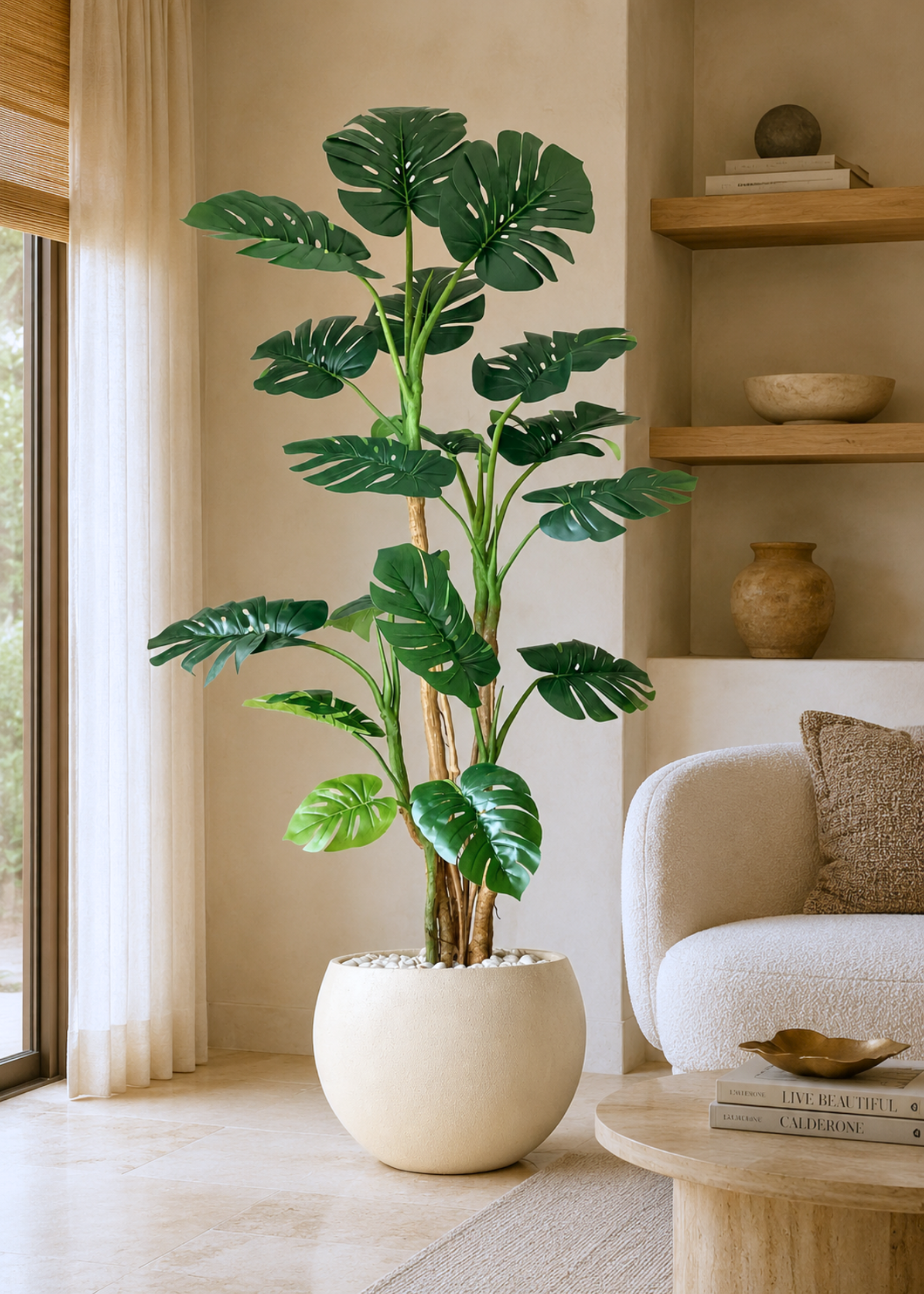 Artificial Forest Monstera Plant - 7.5 Feet