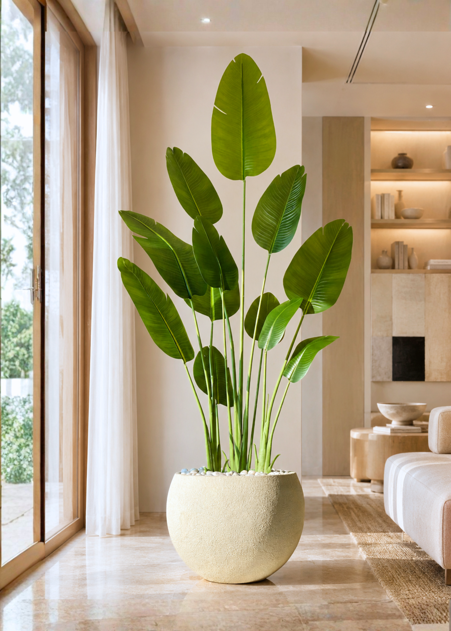 Artificial Cavendish Traveller Plant - 7 Feet