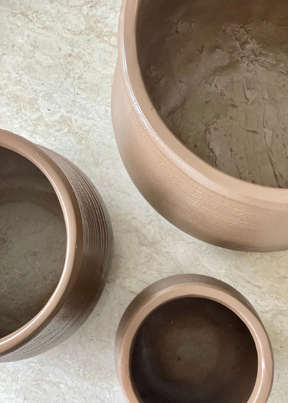 Garden Muse Planters - Brown