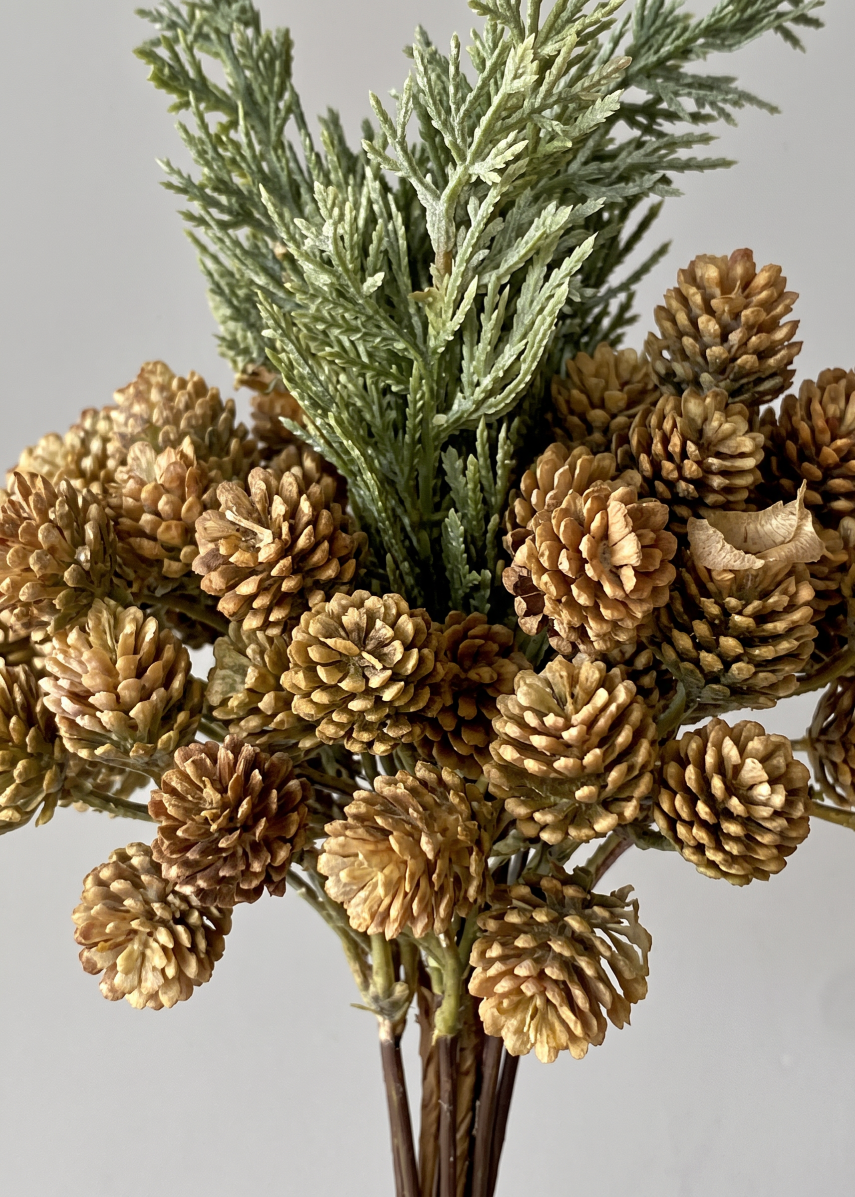 Artificial Berry Pick Sprays Bunch - Yellow