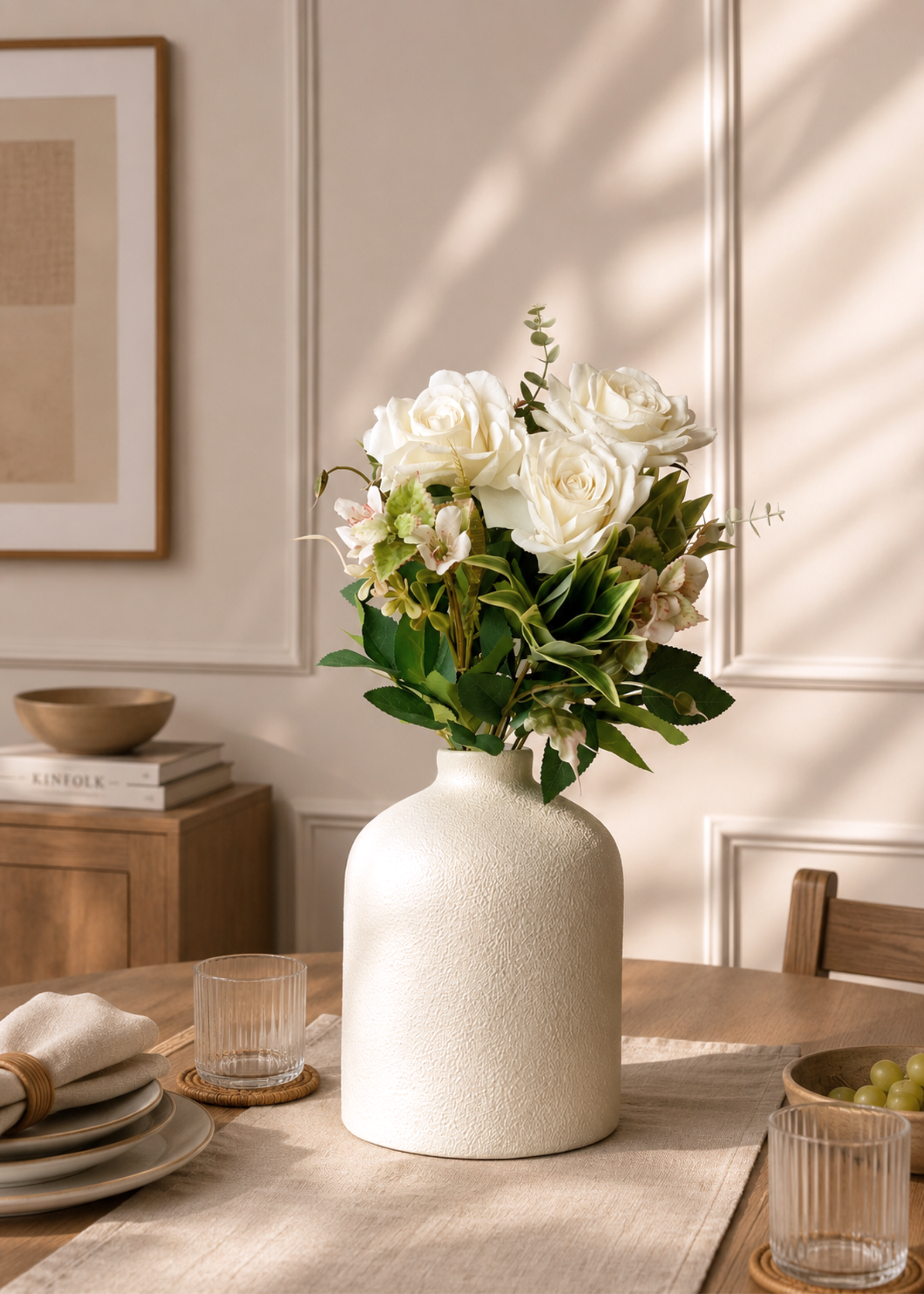 Artificial Garden White Bunch