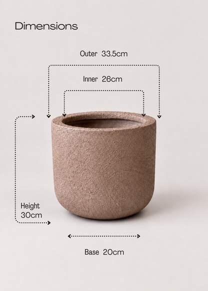 Mysa Planter - Brown