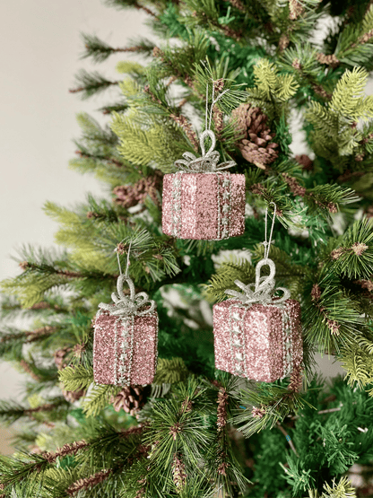 Christmas Glittering Gift Boxes - (Set Of 3)