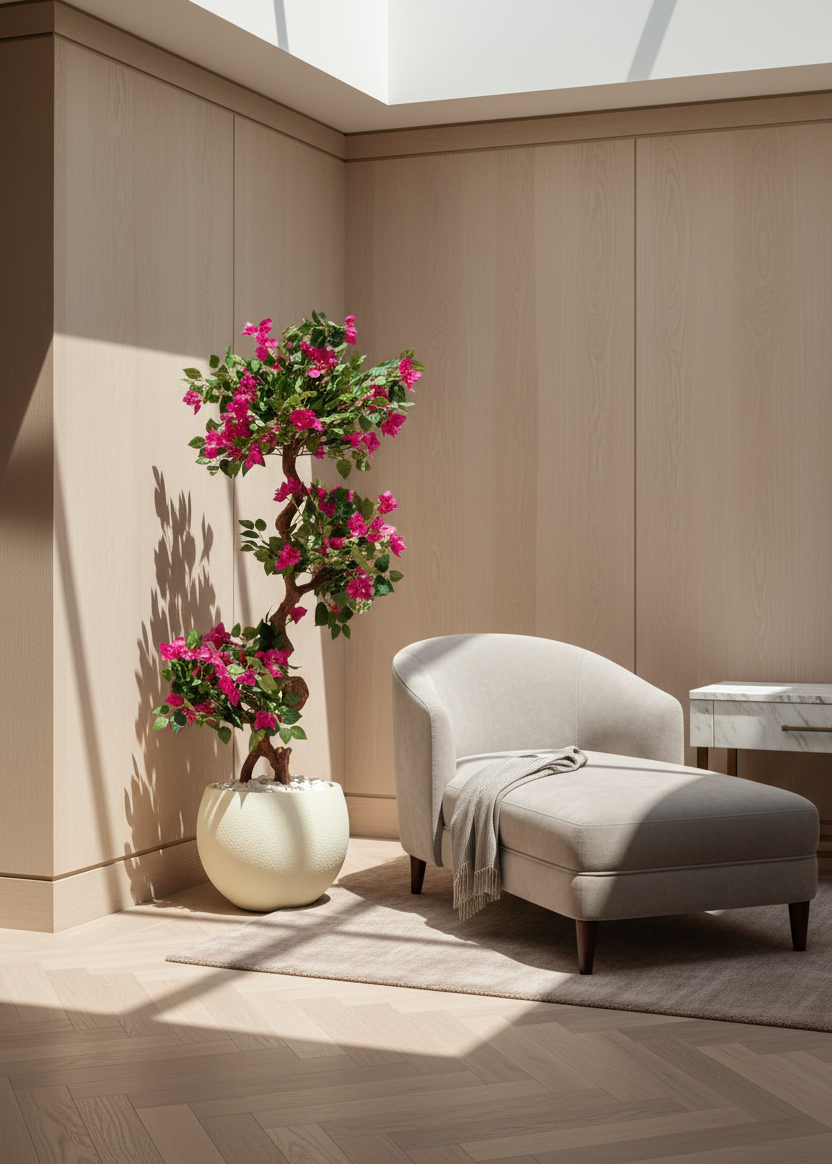 Artificial Twisted Bougainvillea Tree - 5 Feet