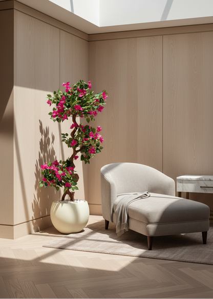 Artificial Twisted Bougainvillea Tree - 5 Feet