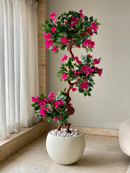 Artificial Twisted Bougainvillea Tree - 5 Feet
