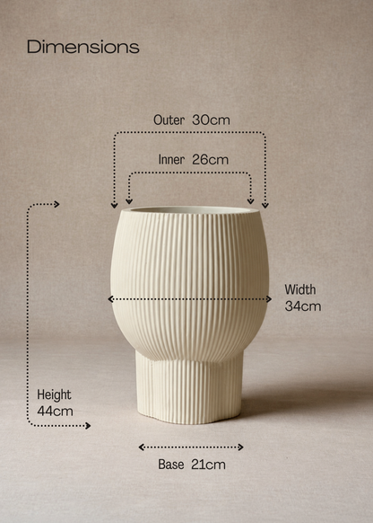 Quito Planters - Ivory