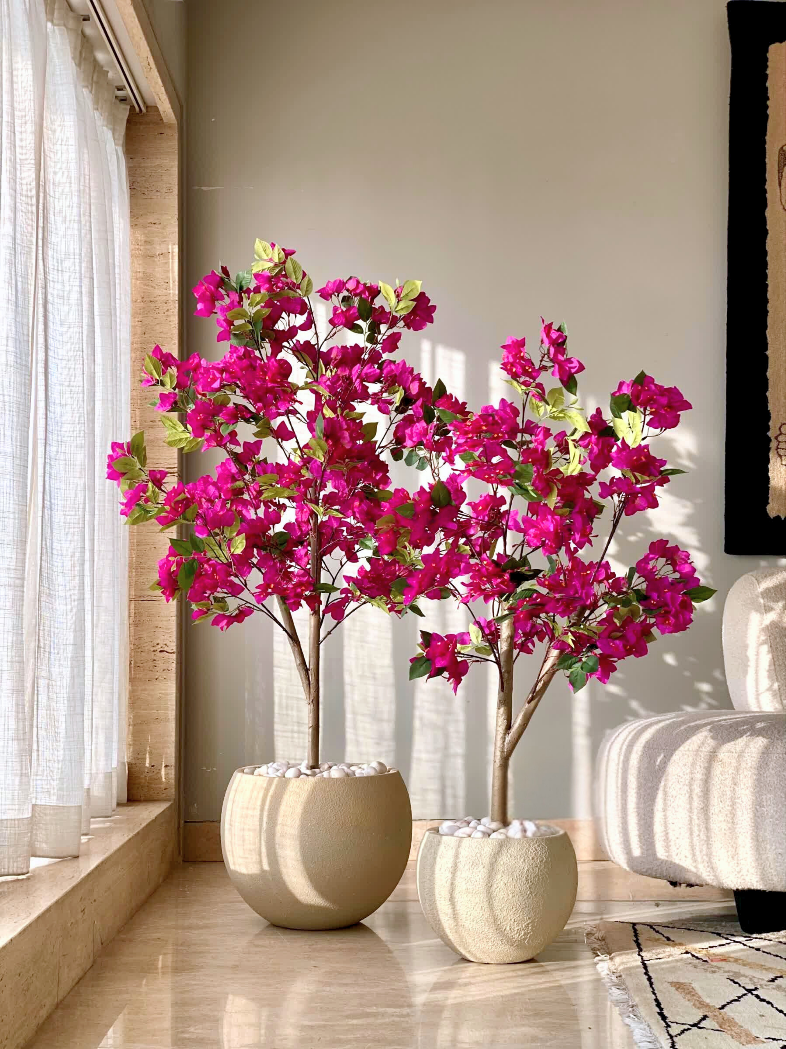 Artificial Purple Bougainvillea Plant - 5 Feet