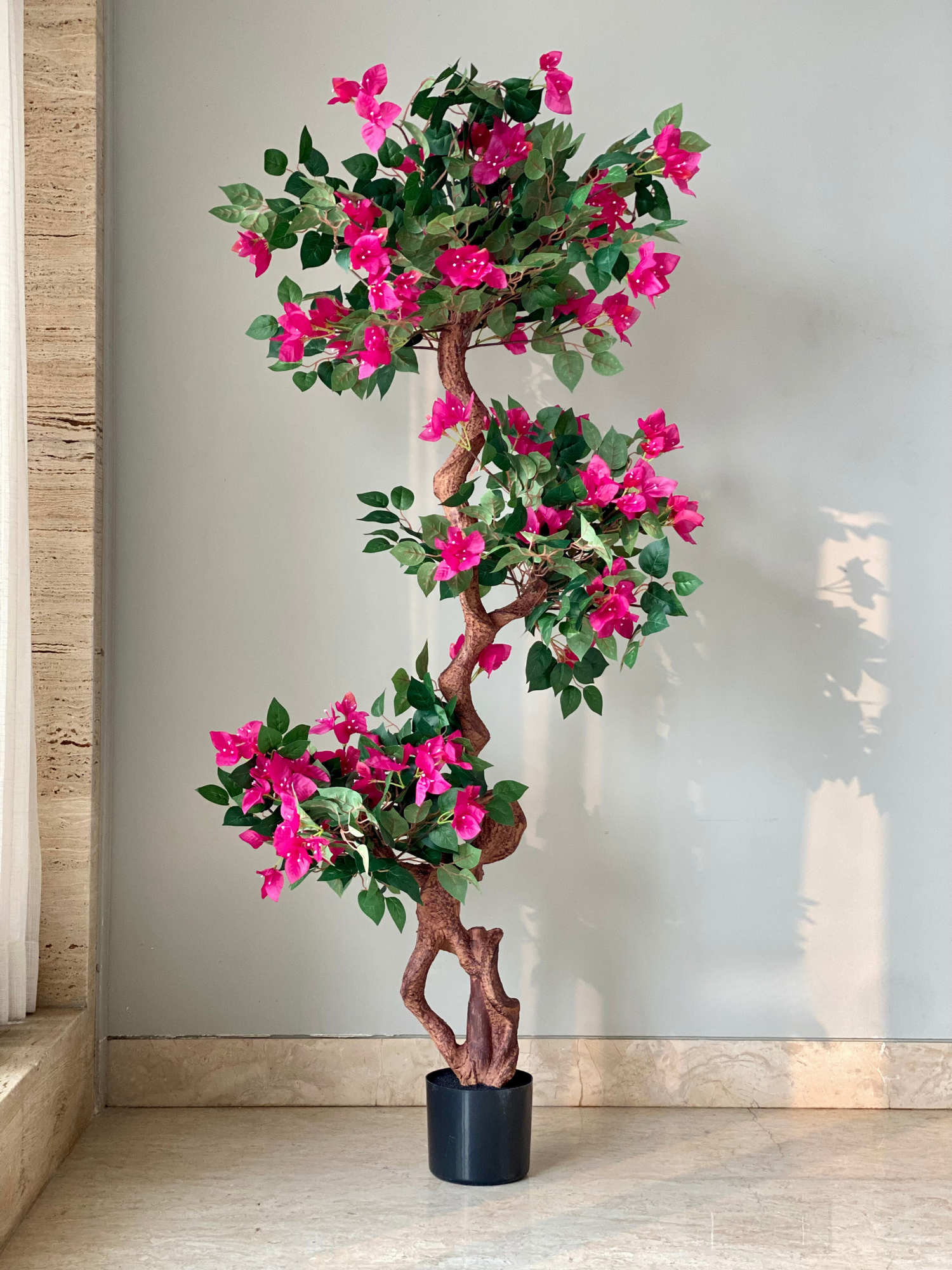 Artificial Twisted Bougainvillea Tree - 5 Feet