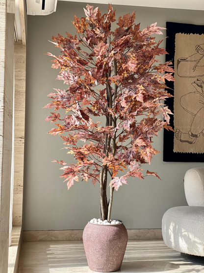 Artificial Canadian Maple Plant - 6.5 Feet