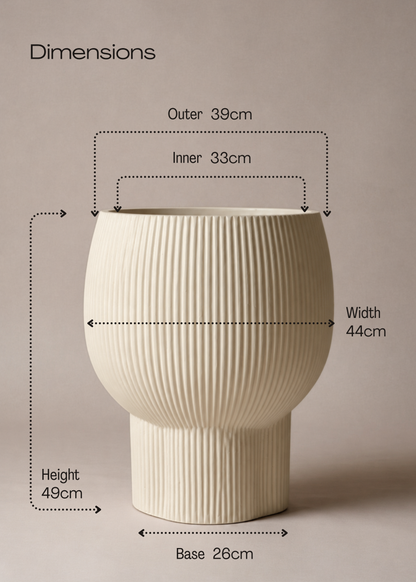 Quito Planters - Ivory