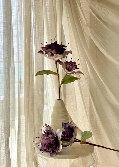 Artificial Rose Bay Flower Stem - Lavender Ombre (One Stem)