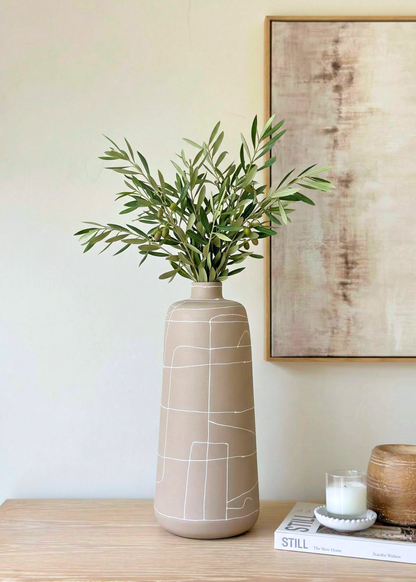 Dune Terra Vase - Beige (Large)