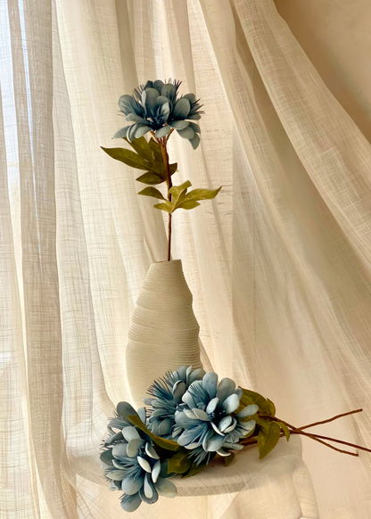 Artificial Peruvian Lily Stem - Blue (One Stem)