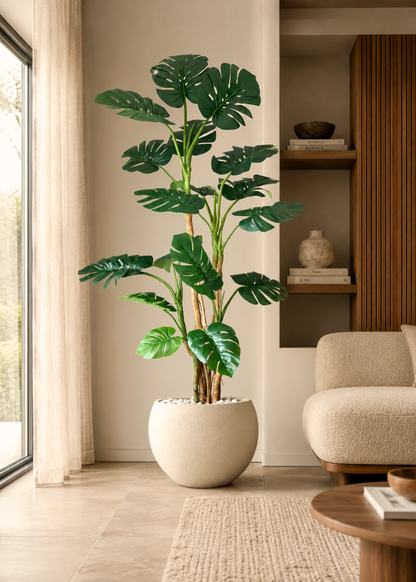Artificial Forest Monstera Plant - 7.5 Feet