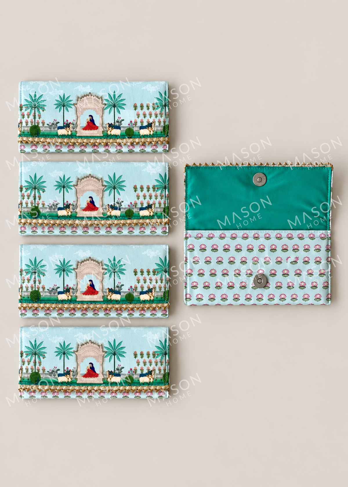 Festive Royal Shagun Envelope - Set of 5