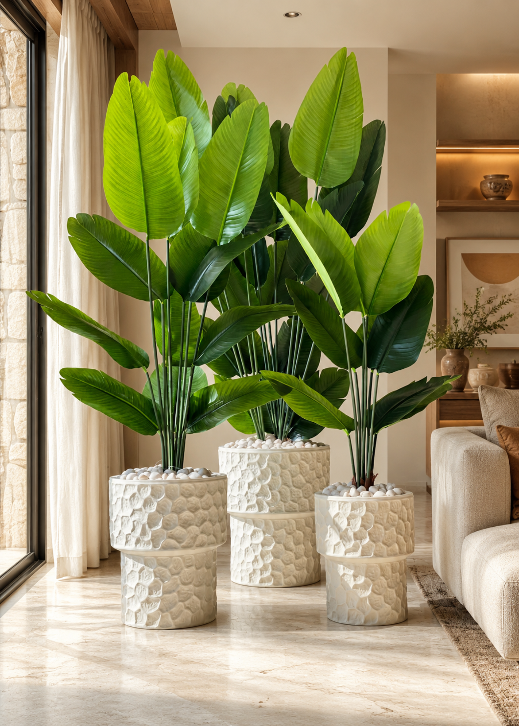 Monet Planters - Ivory