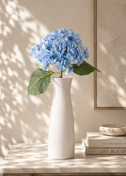 Artificial Hydrangea Flower Bunch – Breeze Blue