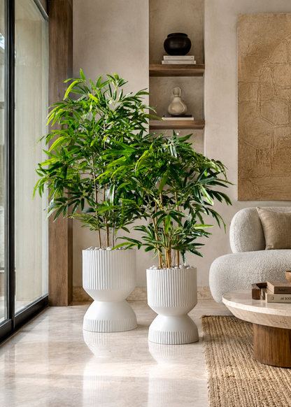 Willow Reversible Planters - Ivory