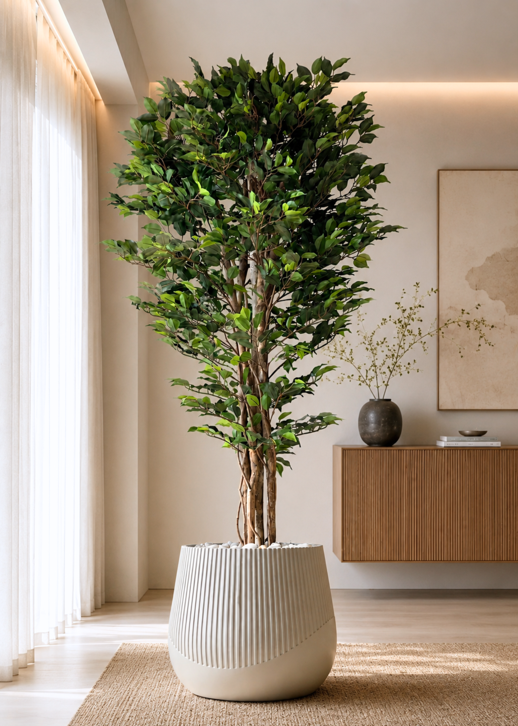 Artificial Natura Ficus Plant - 7 Feet