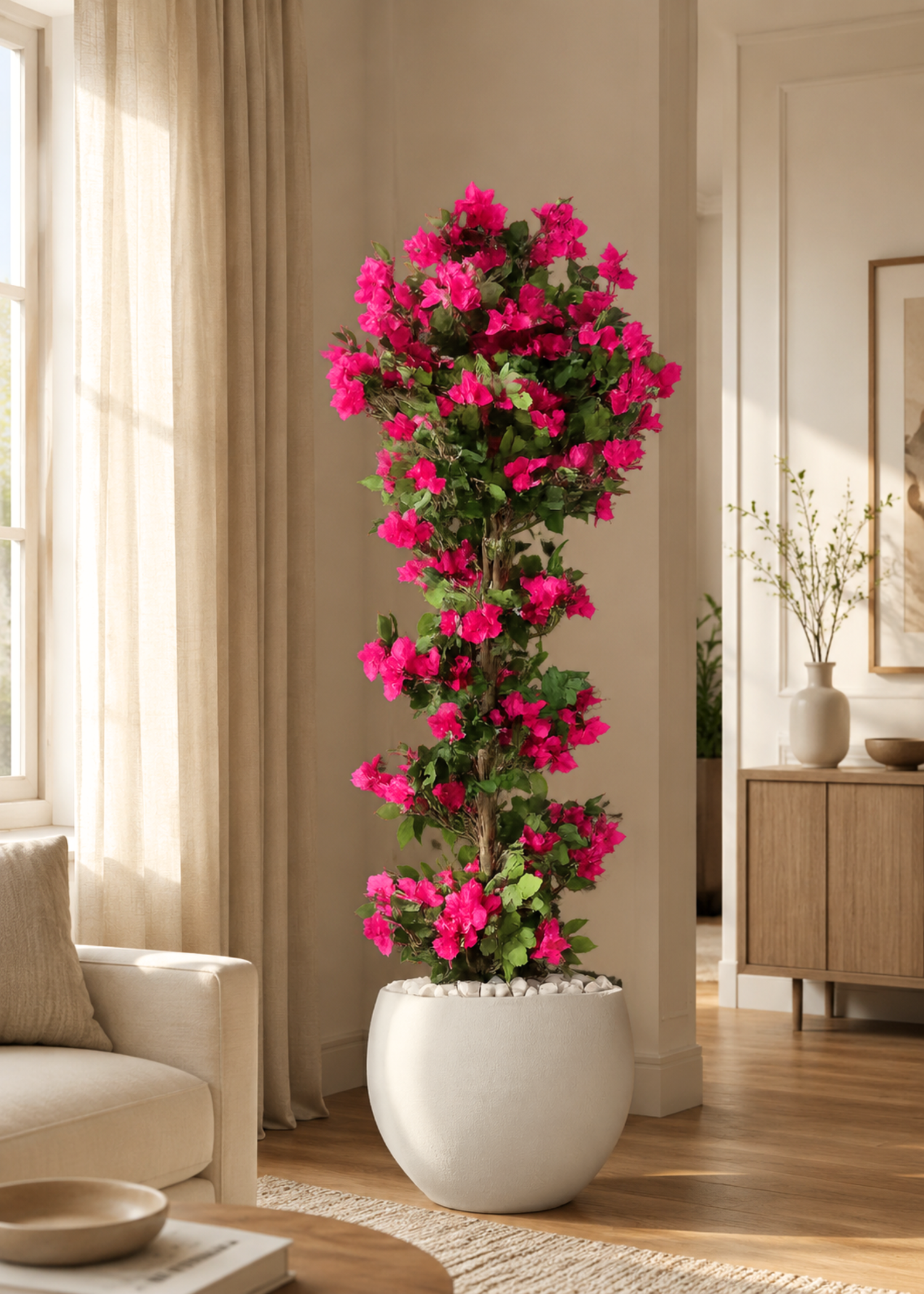 Artificial Veil Bougainvillea Plant - 6 Feet