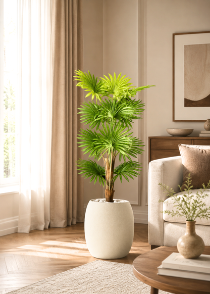 Artificial Fan Kwai Palm Plant - 4 Feet