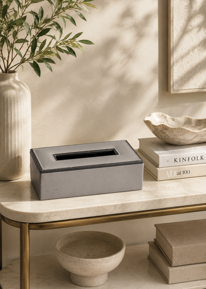 Naples Grey Tissue Box