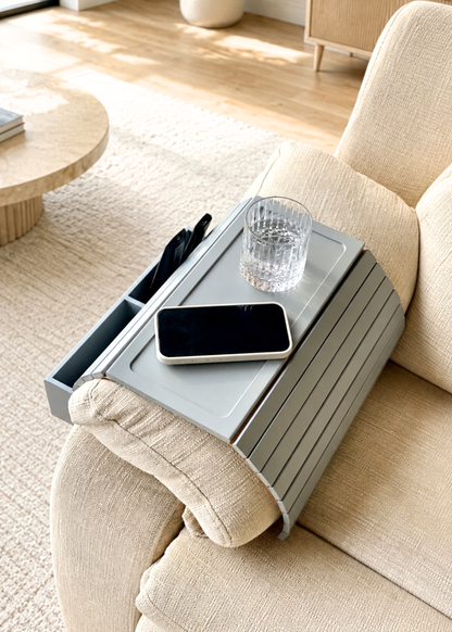 Multipurpose Sofa Armrest - Grey