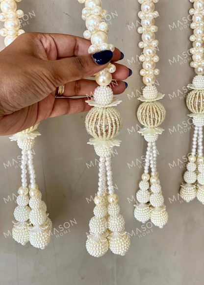Festive Pearl Hanging - Set of 10
