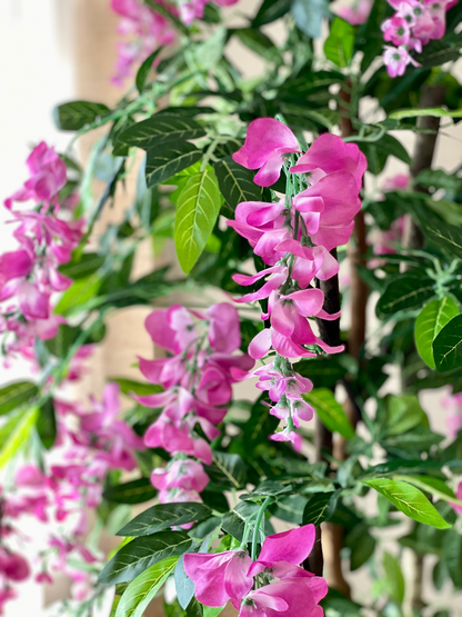 Artificial Sweet Pea Blush Pink Plant - 5.5 Feet