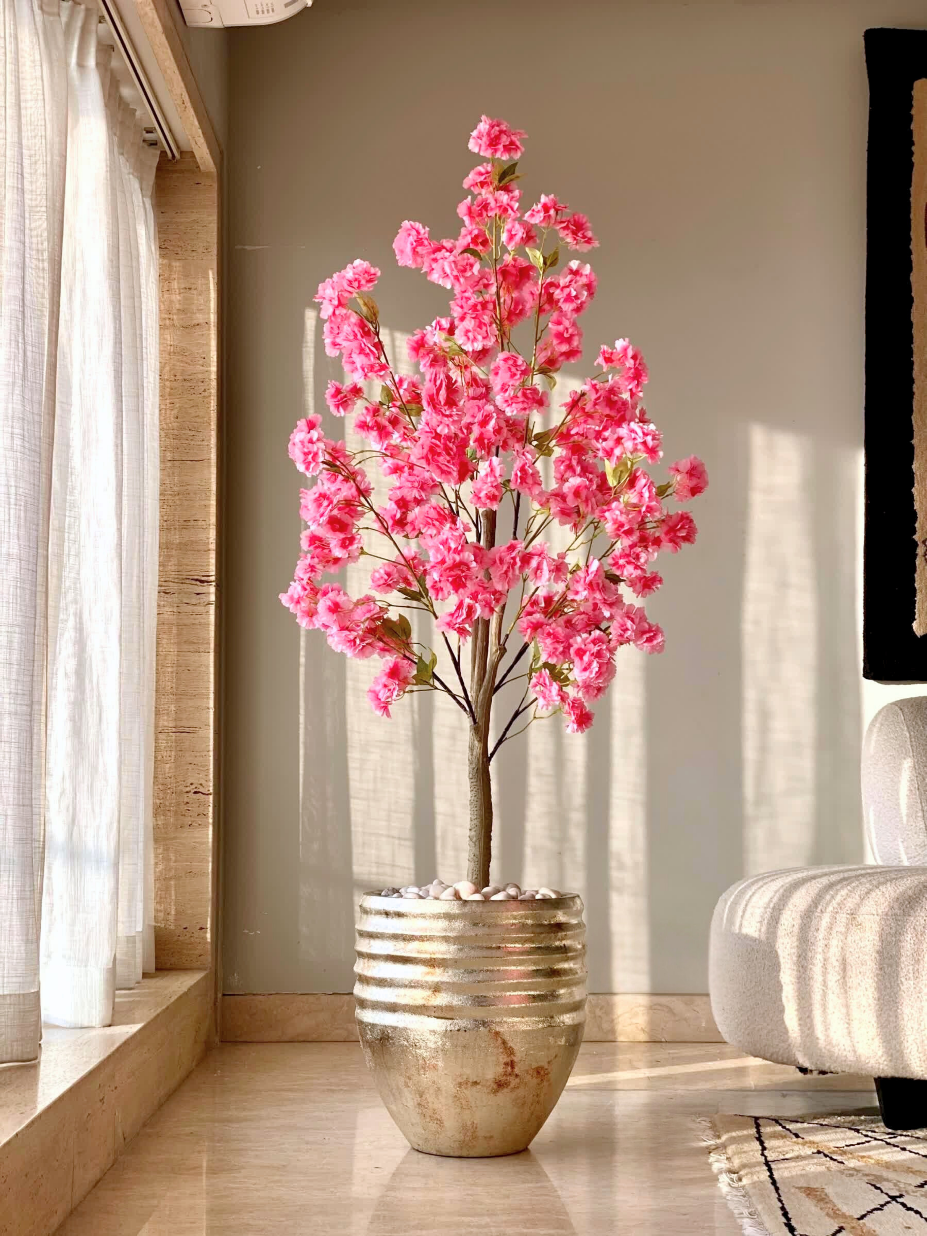 Artificial Sakura Cherry Blossom Plant - 5.5 Feet
