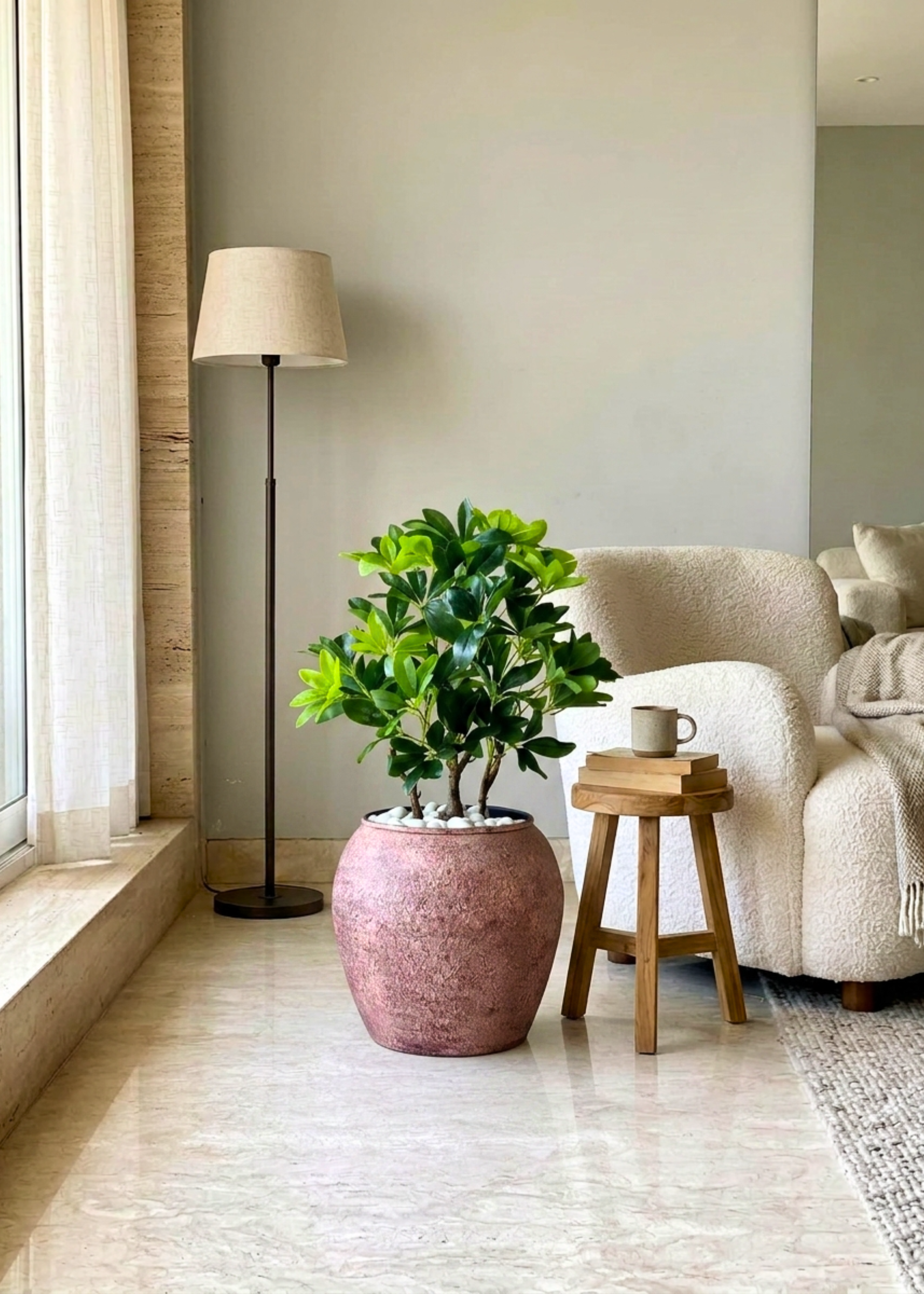 Artificial Schefflera Bonsai - 2 Feet