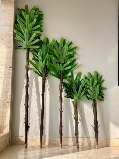 Artificial Dense Rhapis Palm  Plant - 6 Feet