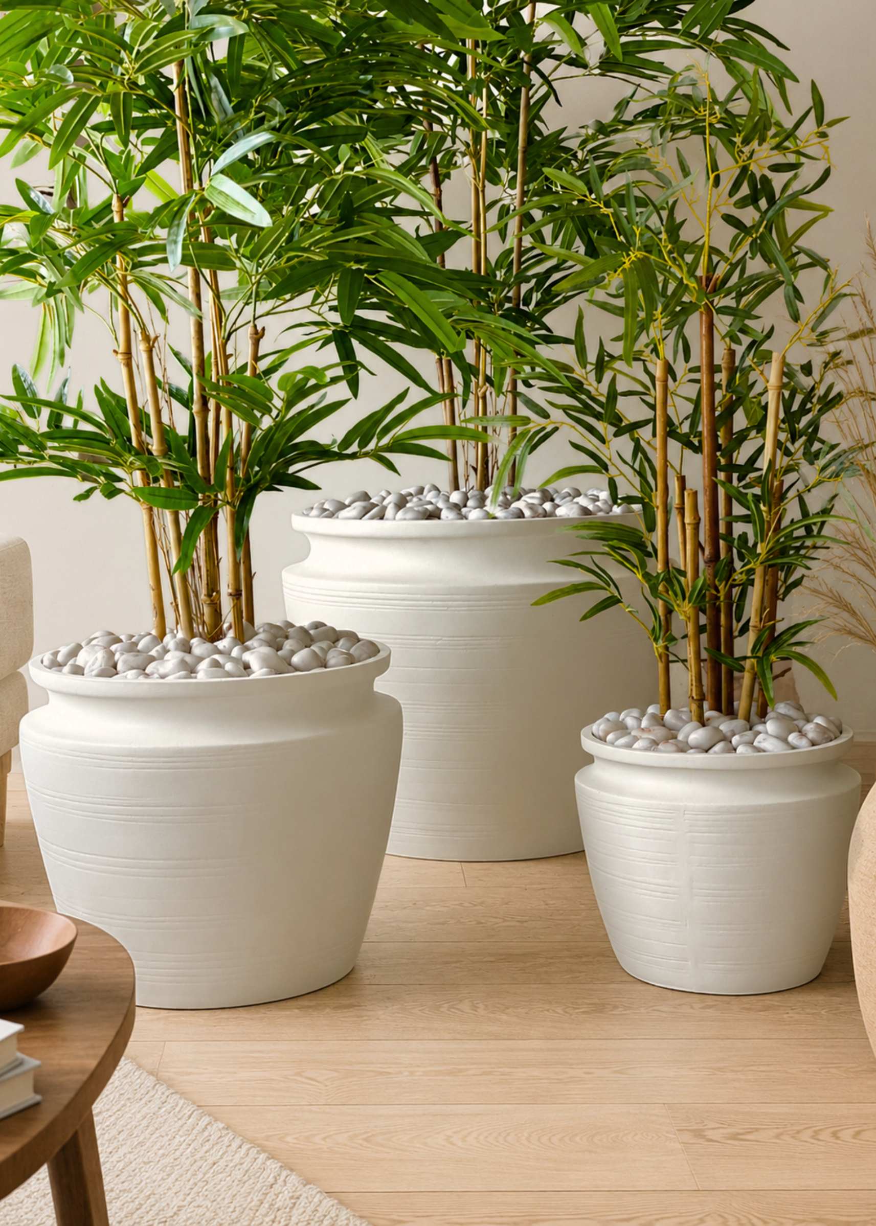 Morrow Planters - Ivory