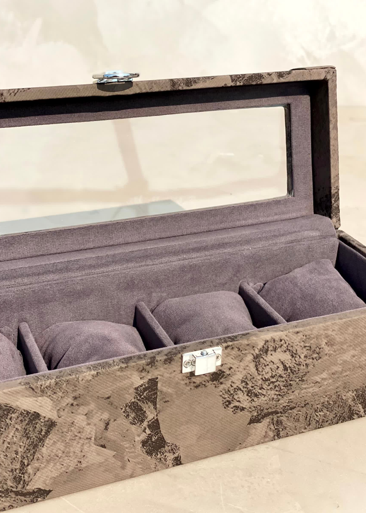 Indo Mocha Watch Box - 4 Slots